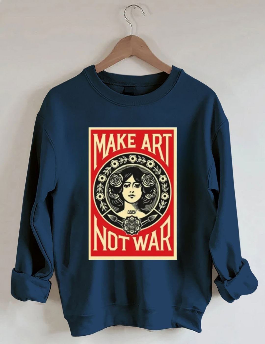Retro school punk rock band printed design pattern Sweatshirt