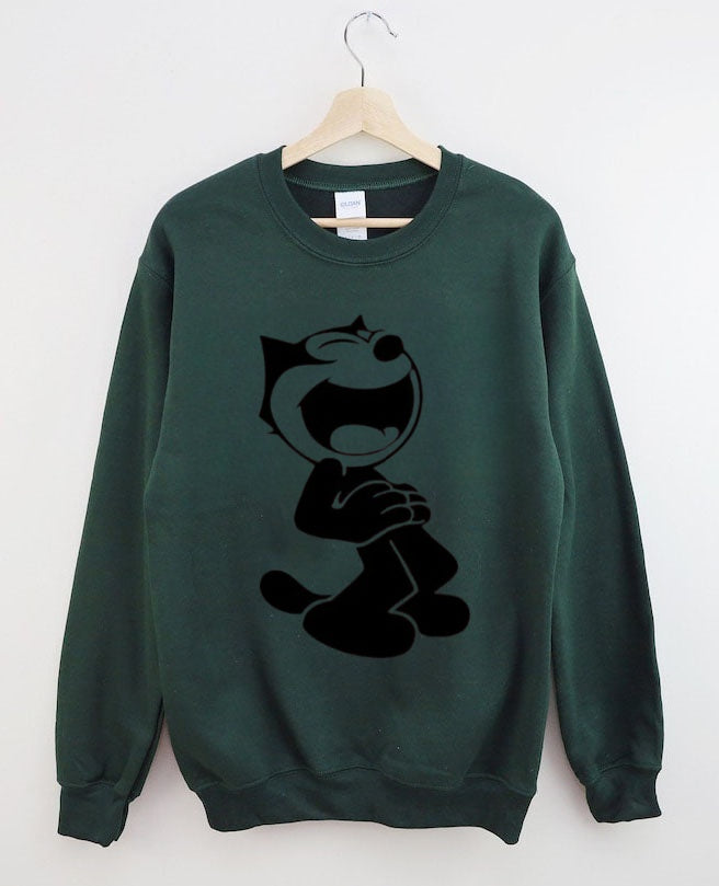 Retro school punk rock band printed design pattern Sweatshirt