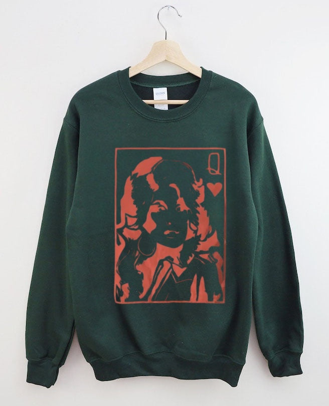 Retro school punk rock band printed design pattern Sweatshirt