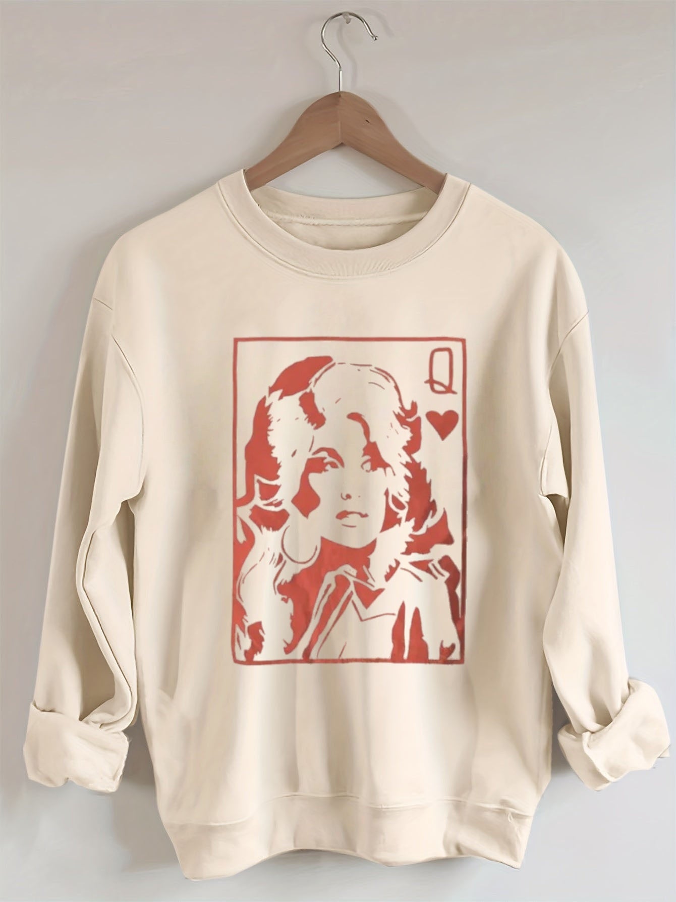 Retro school punk rock band printed design pattern Sweatshirt