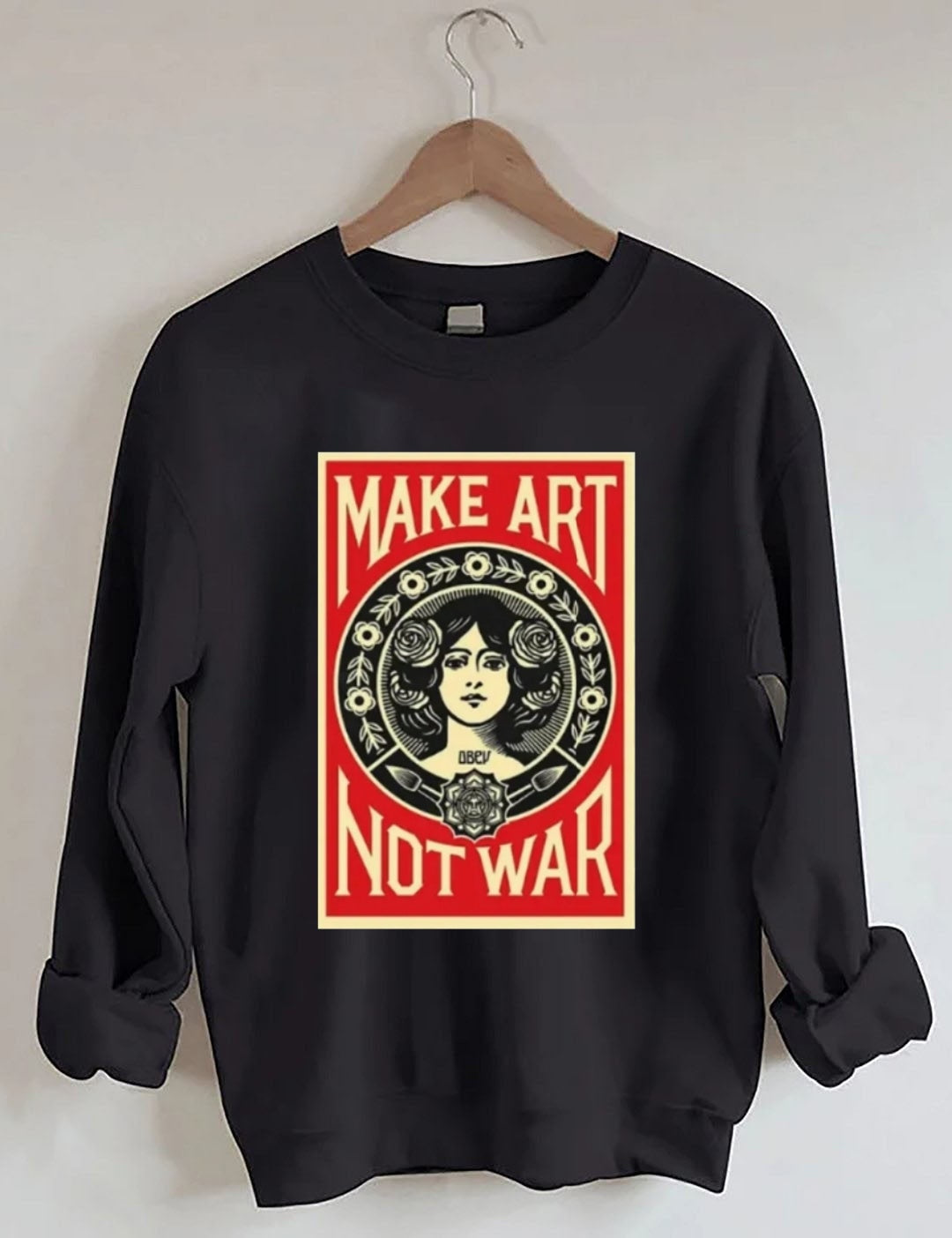 Retro school punk rock band printed design pattern Sweatshirt