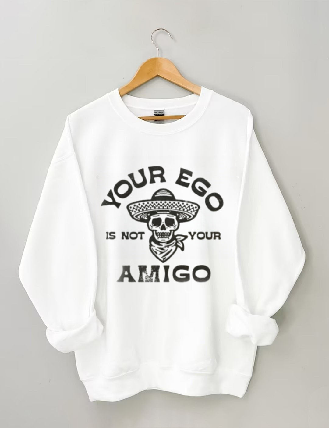 Retro school punk rock band printed design pattern Sweatshirt