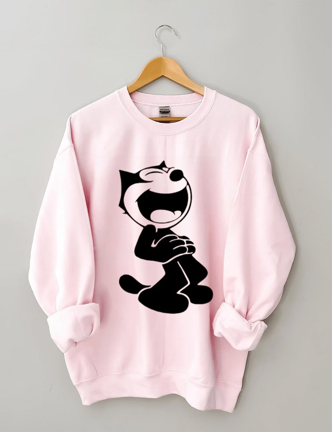 Retro school punk rock band printed design pattern Sweatshirt