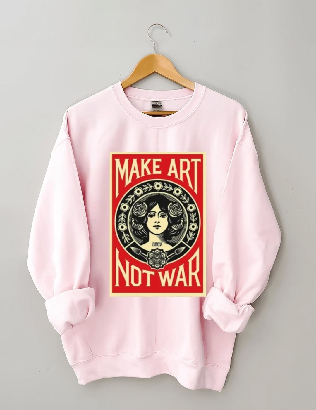 Retro school punk rock band printed design pattern Sweatshirt