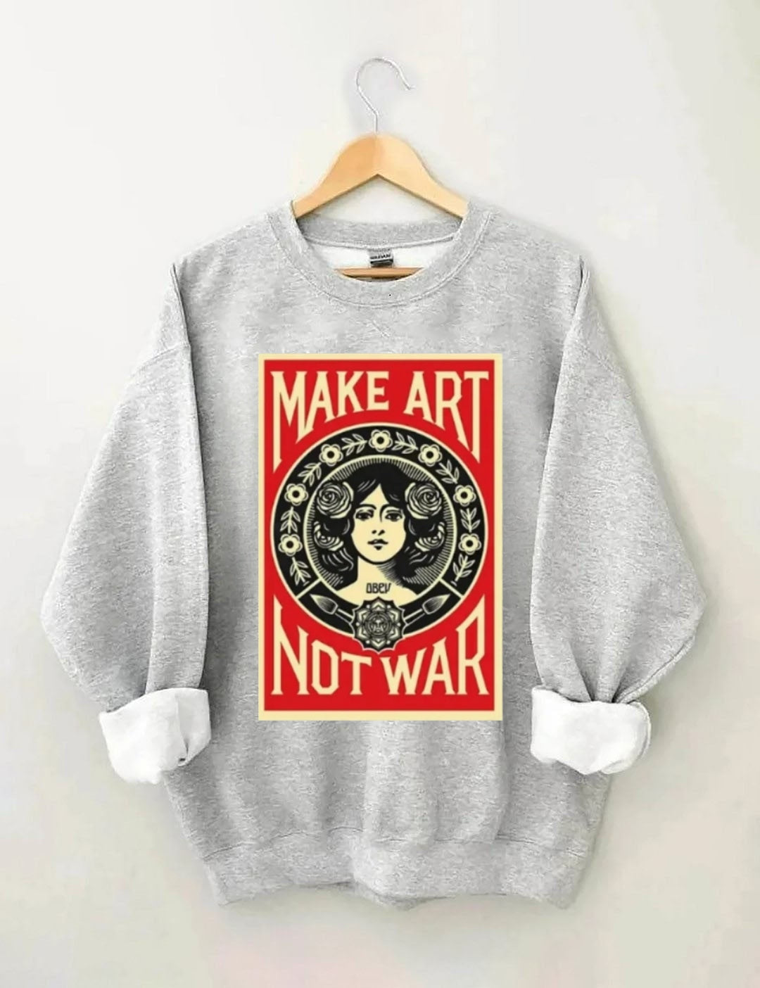 Retro school punk rock band printed design pattern Sweatshirt