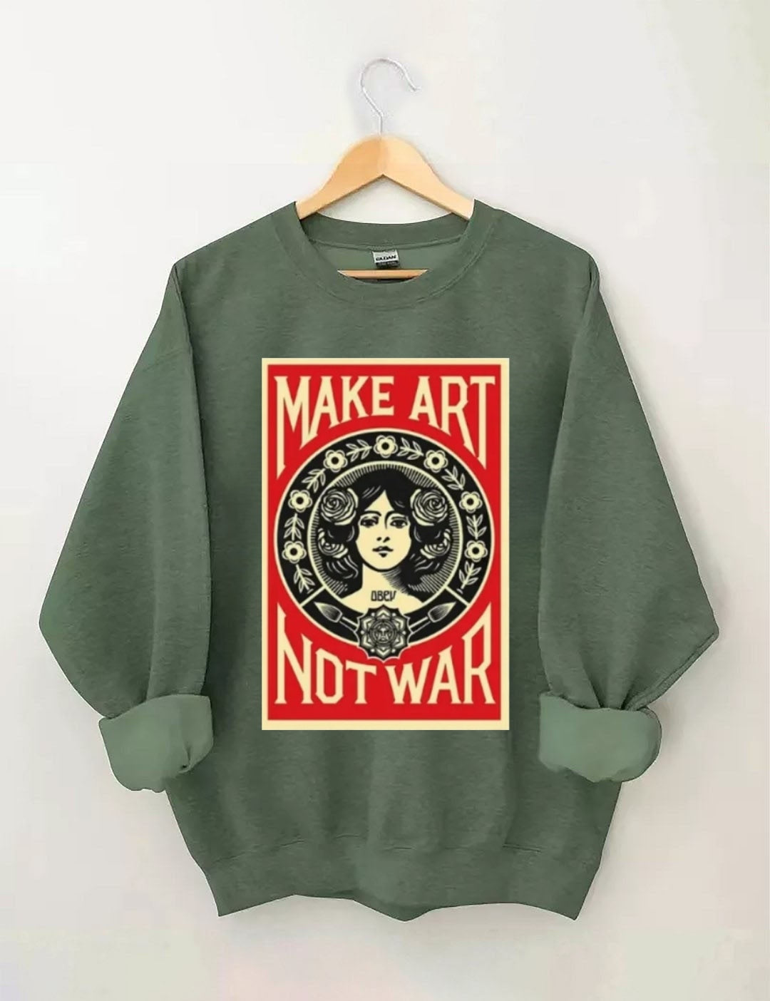 Retro school punk rock band printed design pattern Sweatshirt