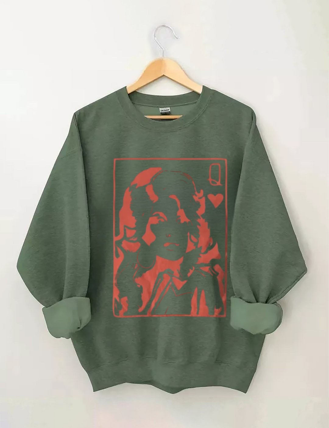 Retro school punk rock band printed design pattern Sweatshirt