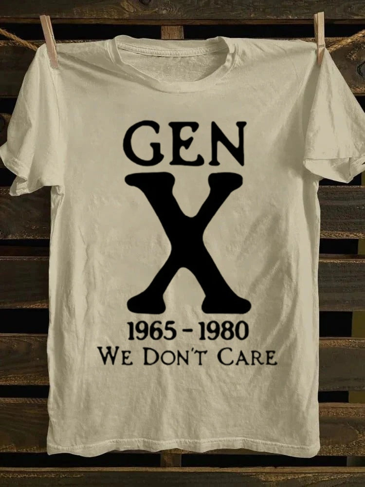 Retro school punk rock band printed design pattern T-shirt