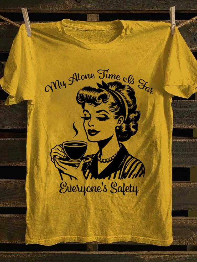 Retro school punk rock band printed design pattern T-shirt