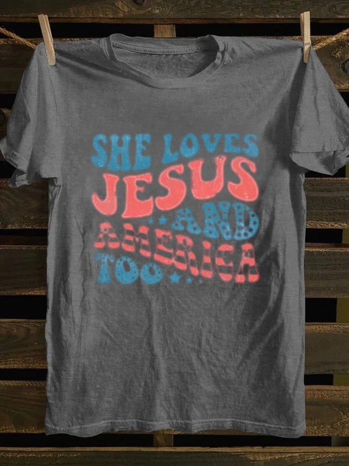 Golden Retriever America 4th Of July T-shirt Retro