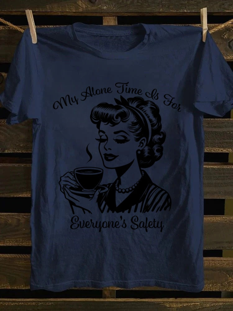 Retro school punk rock band printed design pattern T-shirt