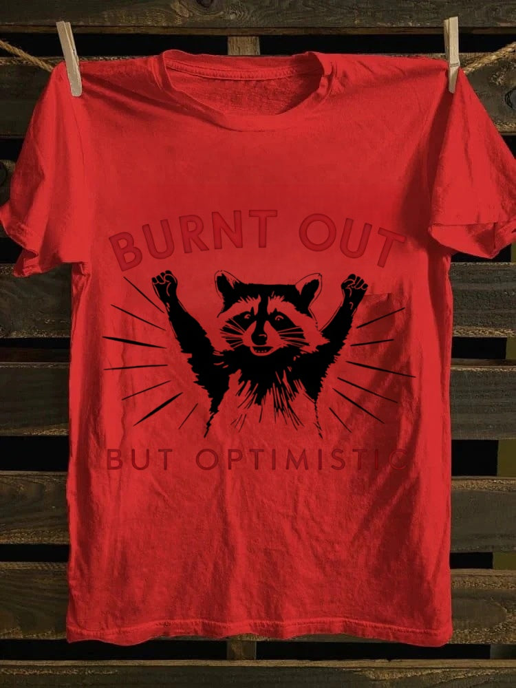 Retro punk rock band printed design pattern T-shirt