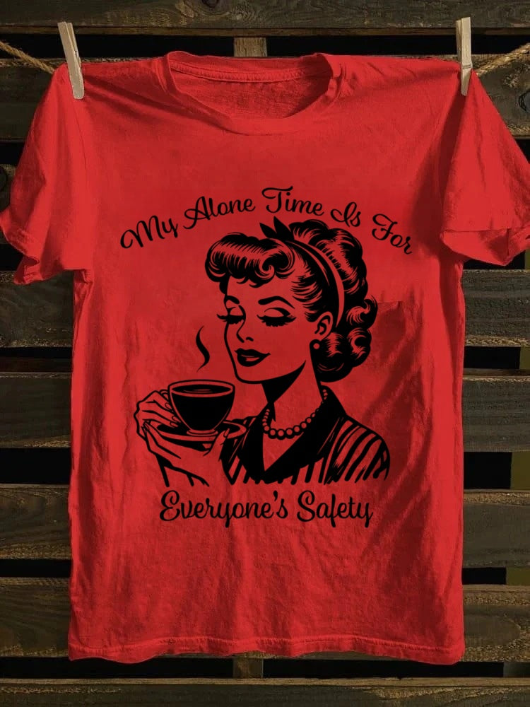 Retro school punk rock band printed design pattern T-shirt