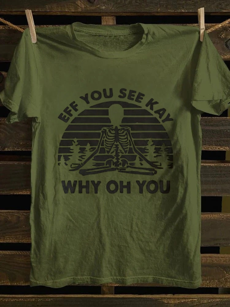 Retro school punk rock band printed design pattern T-shirt