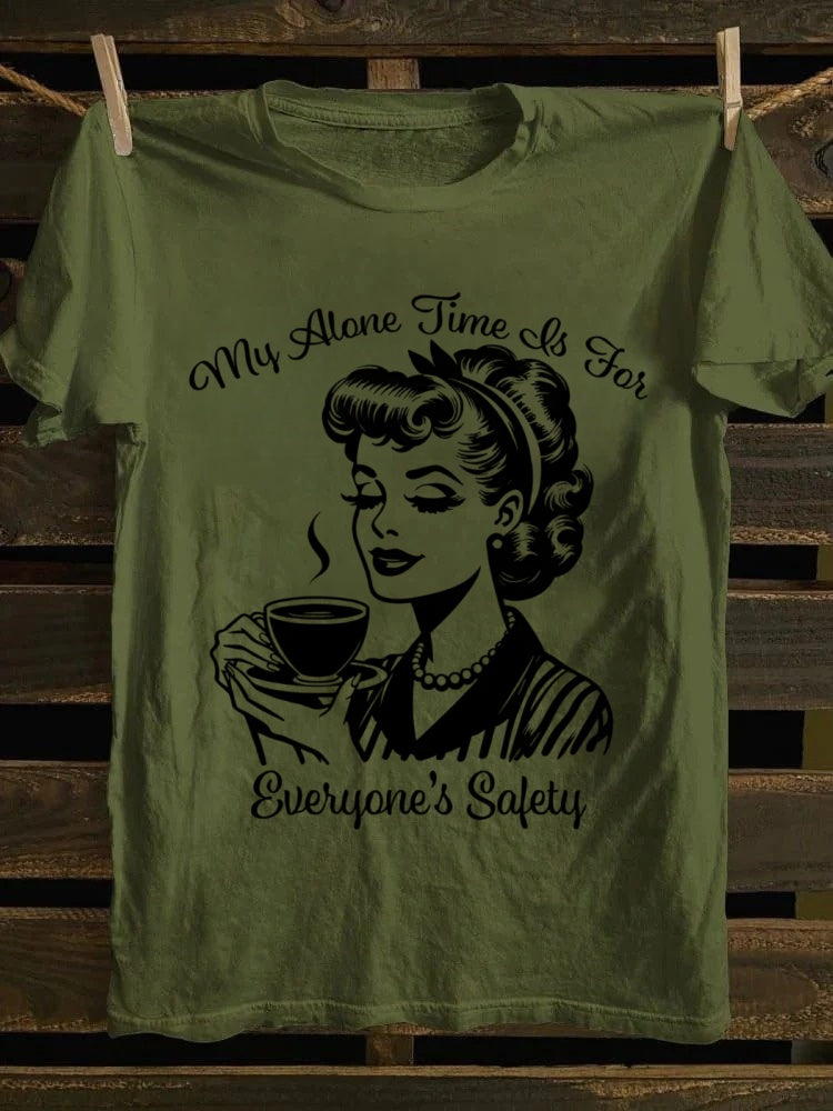 Retro school punk rock band printed design pattern T-shirt