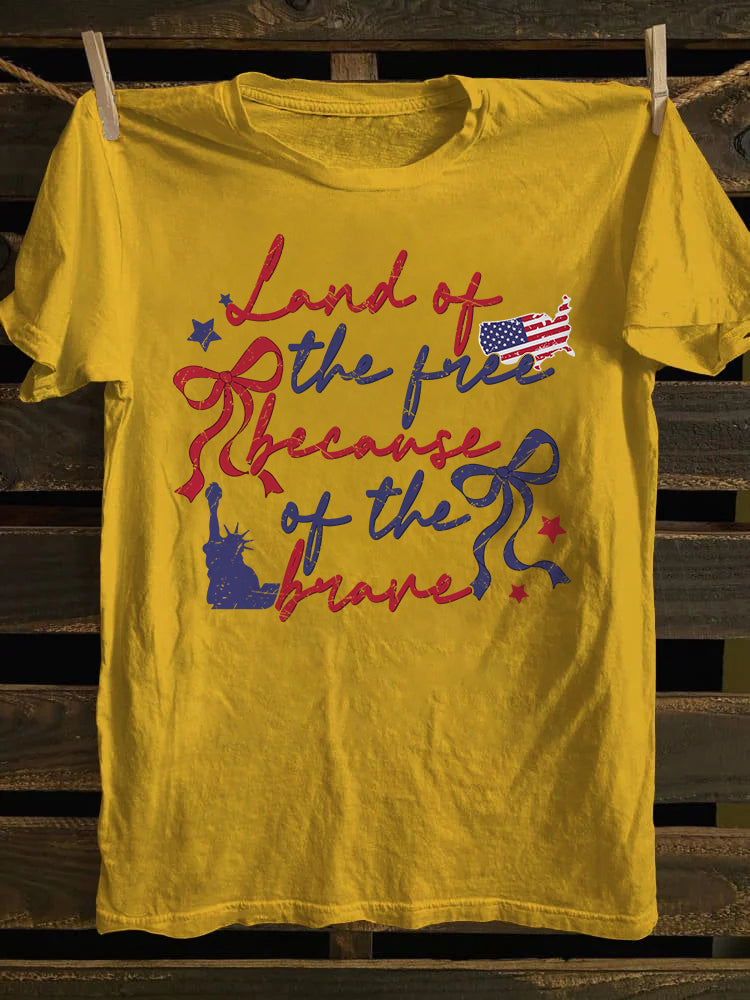 Land Of The Free Because Of The Brave T-shirt