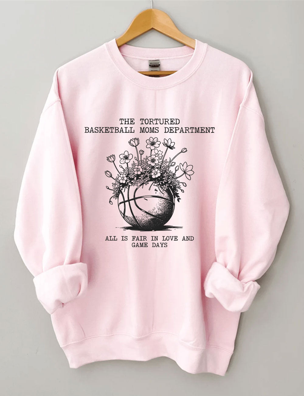 Tortured Basketball Moms Department Sweatshirt