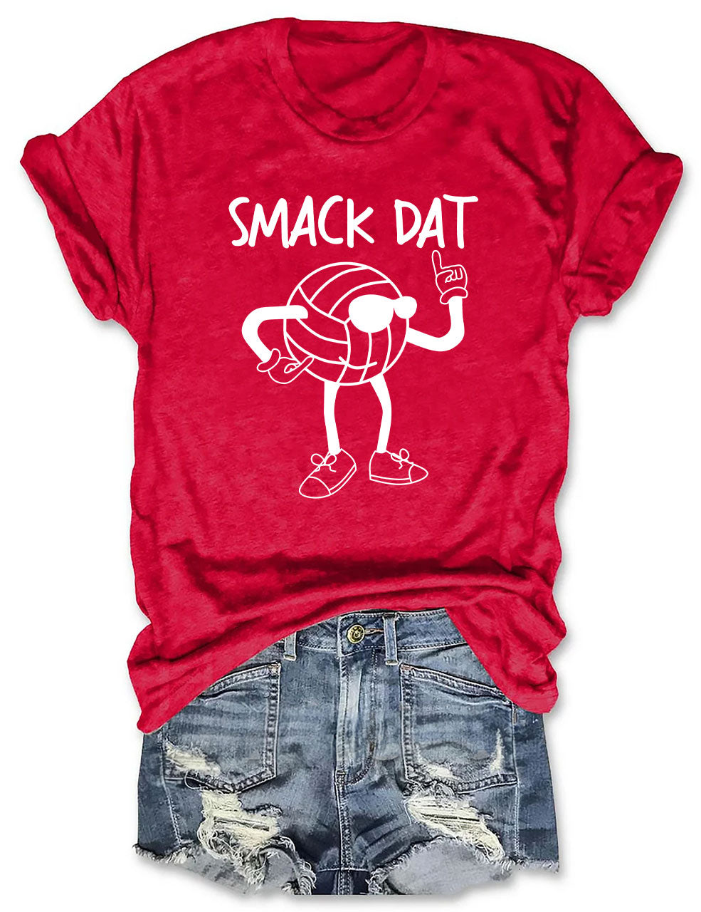 Smack Dat Volleyball Player T-shirt