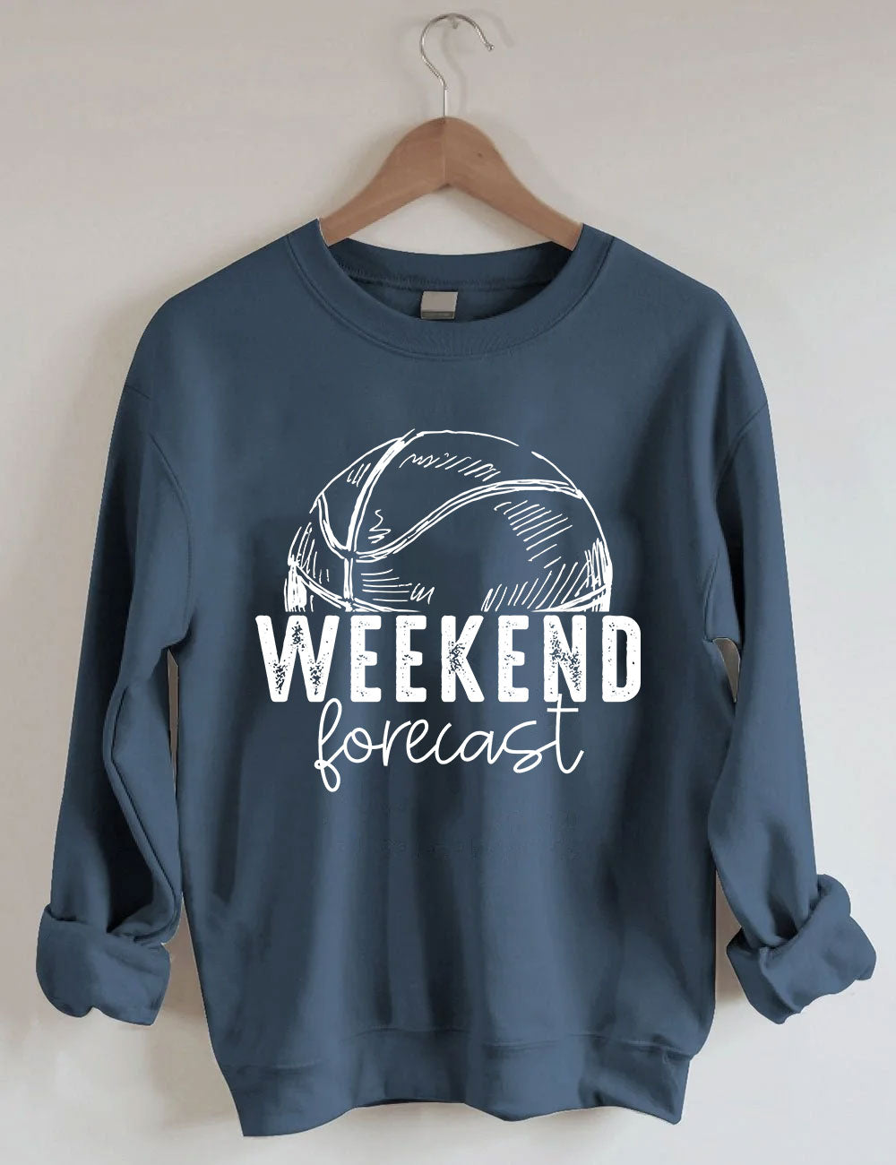 Weekend Forecast Basketball Sweatshirt