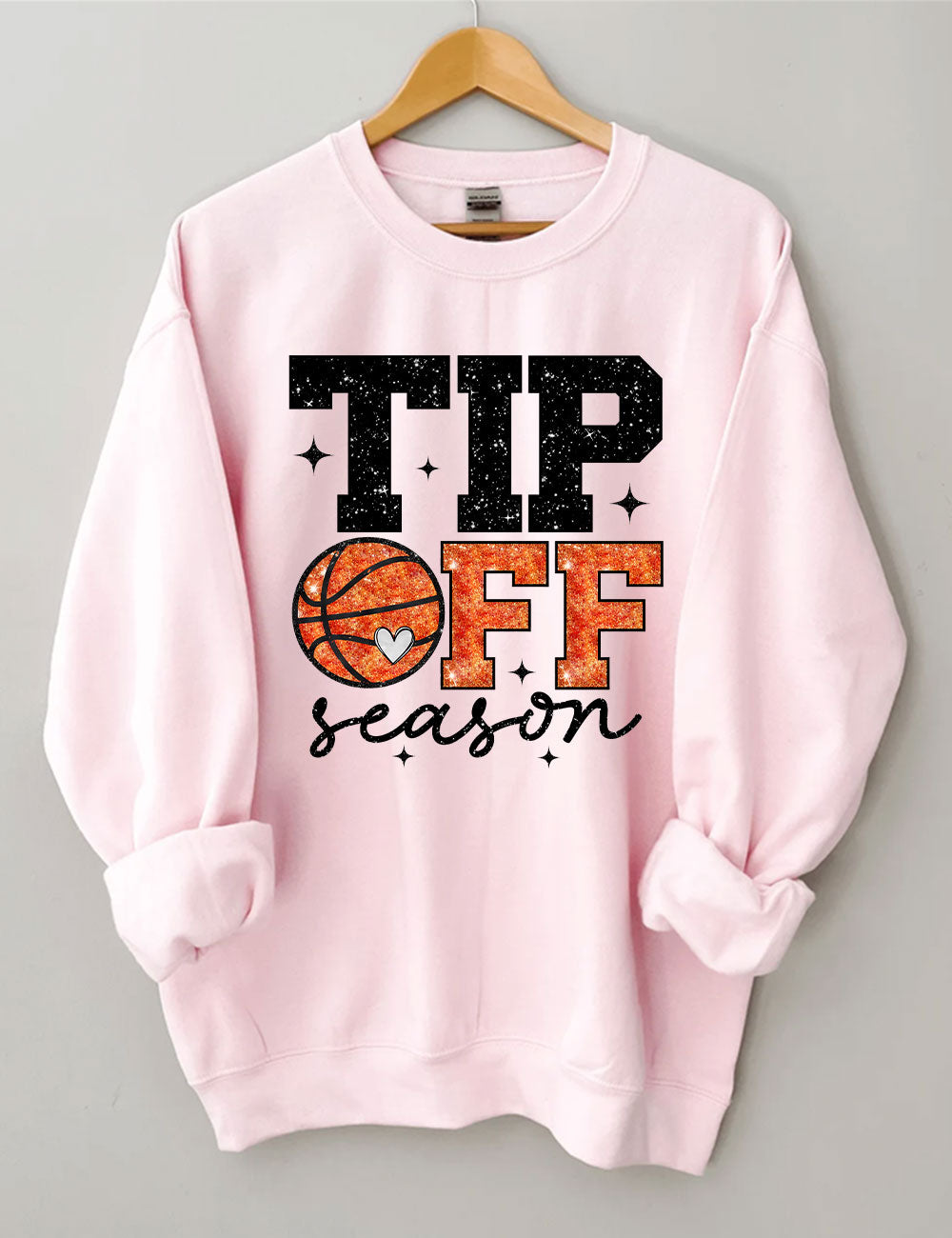 Tip Off Season Basketball Sweatshirt