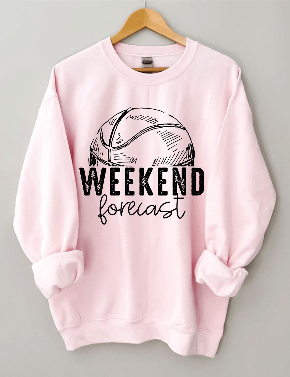 Weekend Forecast Basketball Sweatshirt