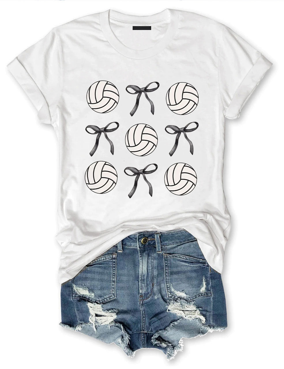 Volleyball Bows T-shirt