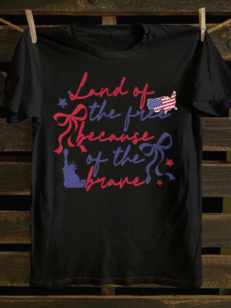 Land Of The Free Because Of The Brave T-shirt