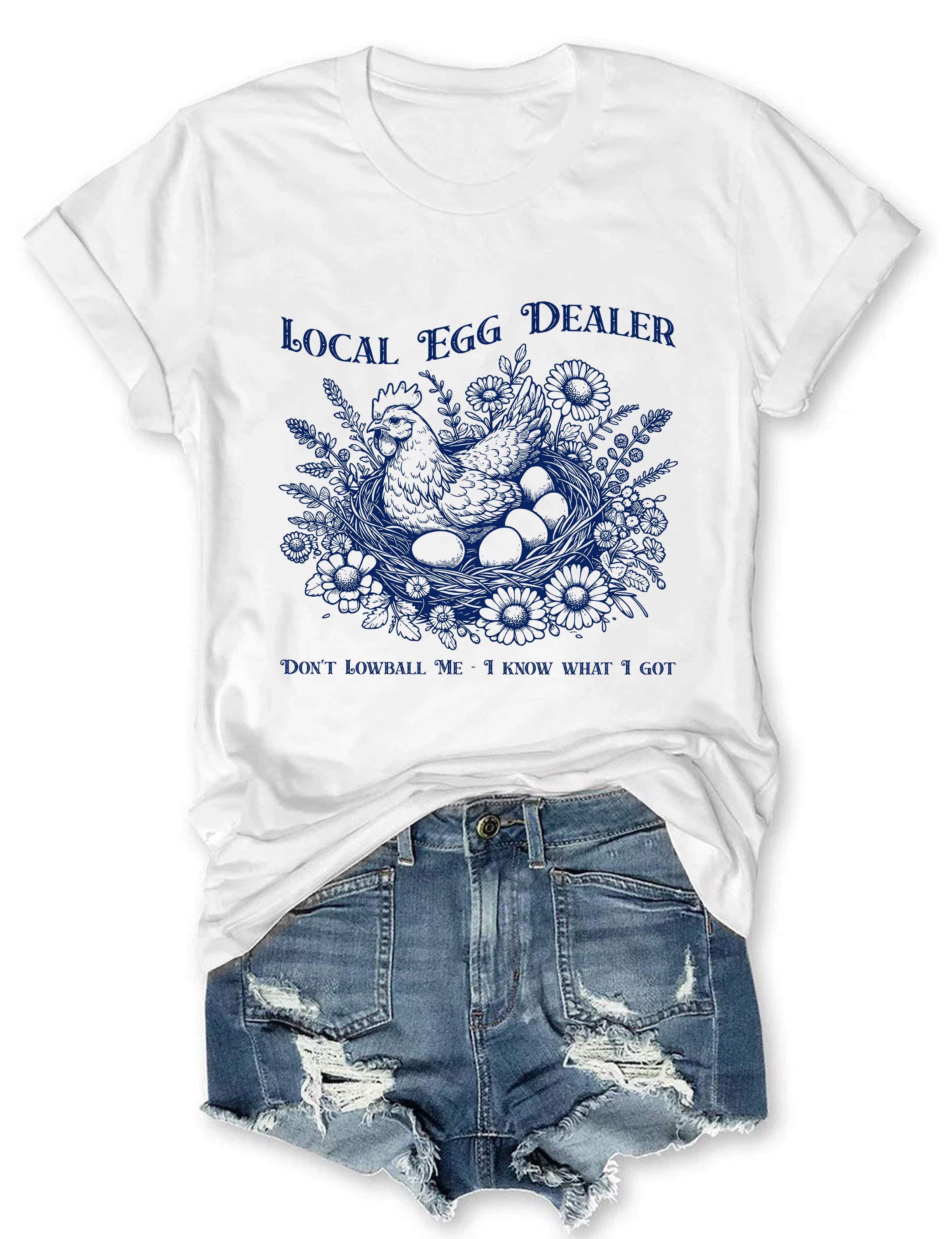 Local Egg Dealer Chicken Farm T-shirt