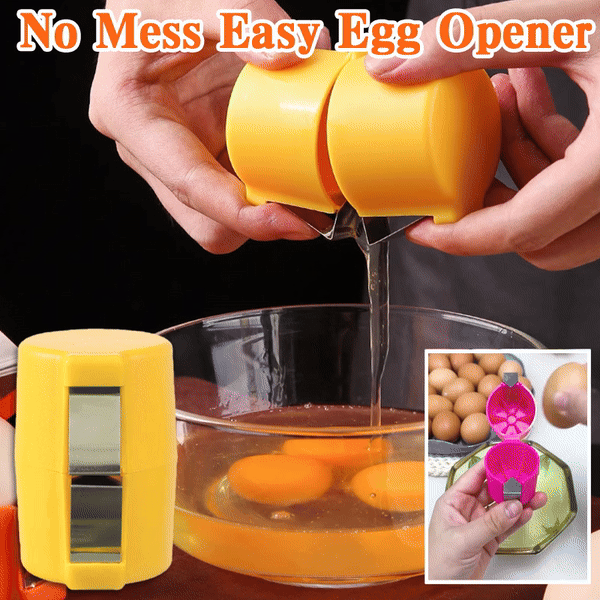 Efficient Egg Cracking Tool, Handy Egg Separator