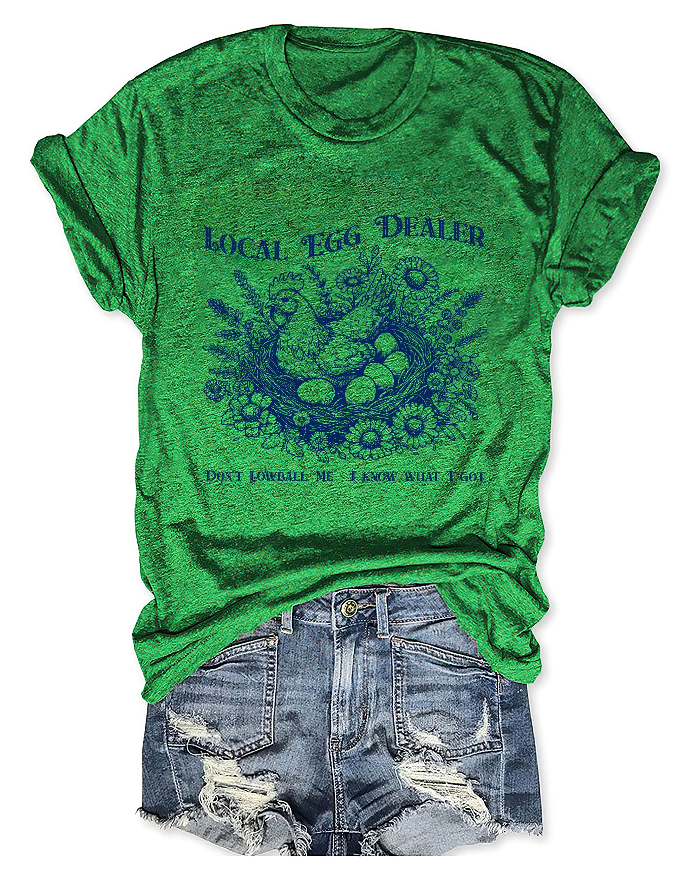Local Egg Dealer Chicken Farm T-shirt