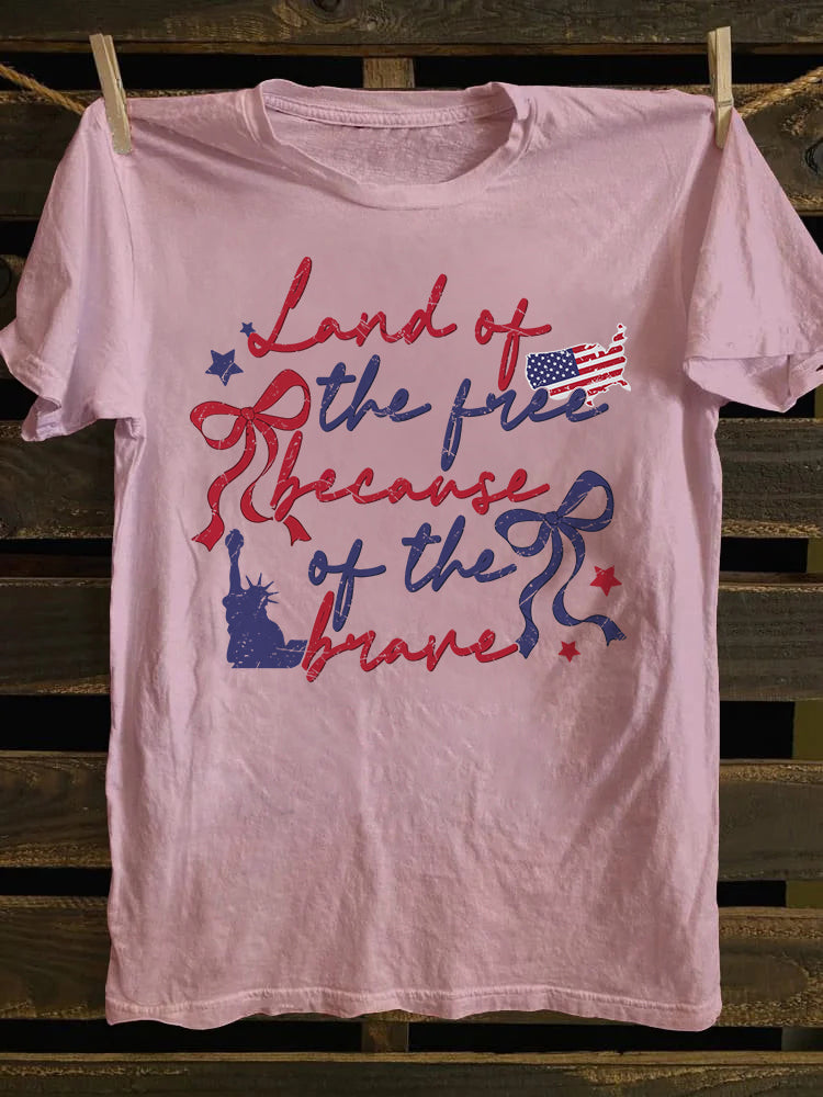 Land Of The Free Because Of The Brave T-shirt