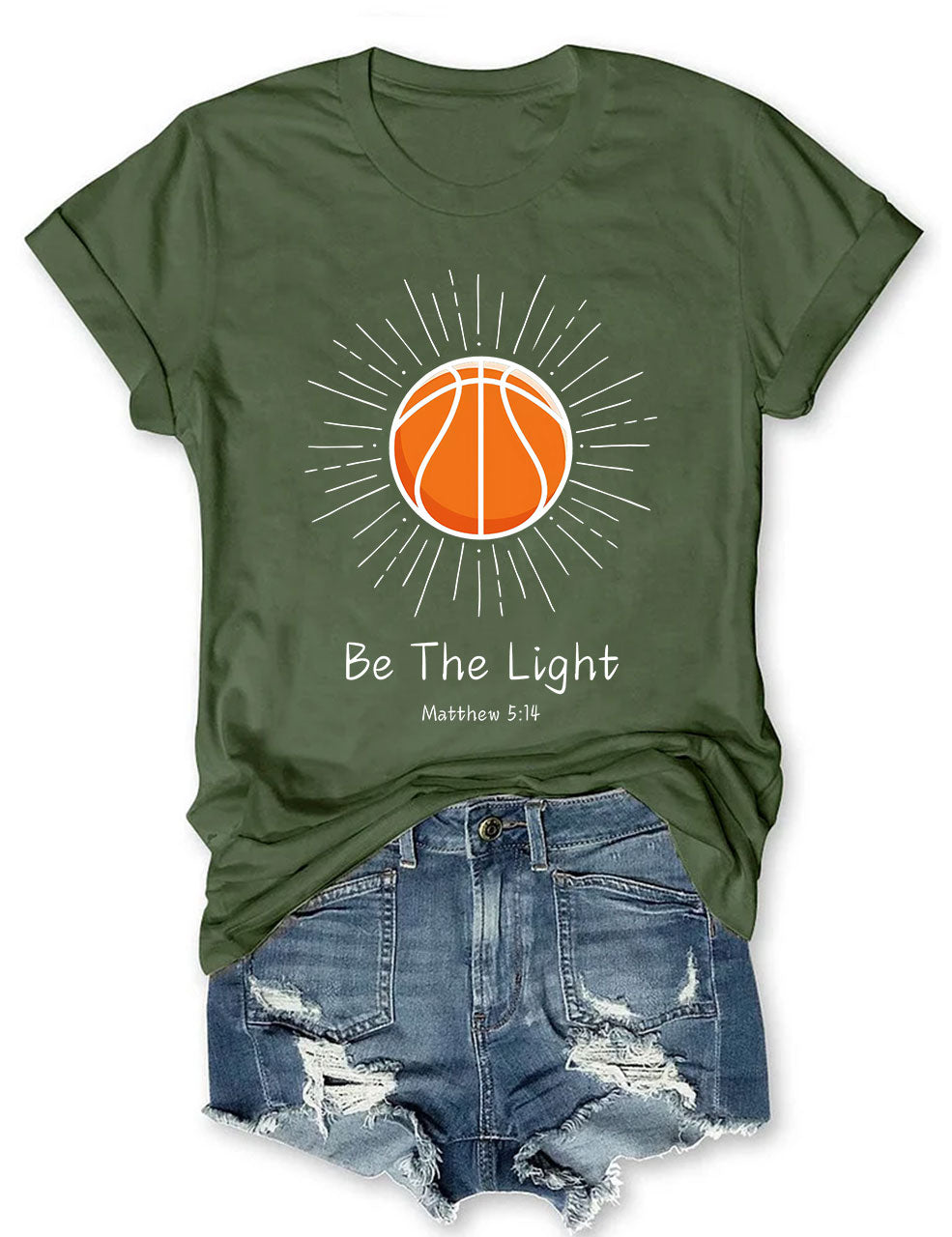 Be The Light Basketball T-shirt
