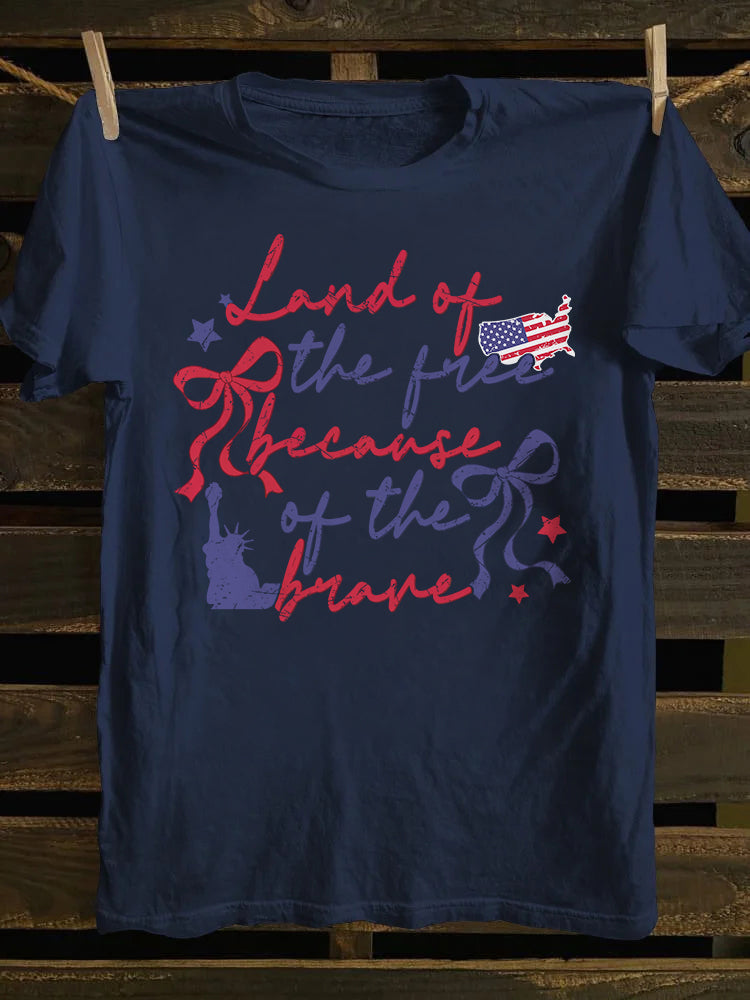 Land Of The Free Because Of The Brave T-shirt