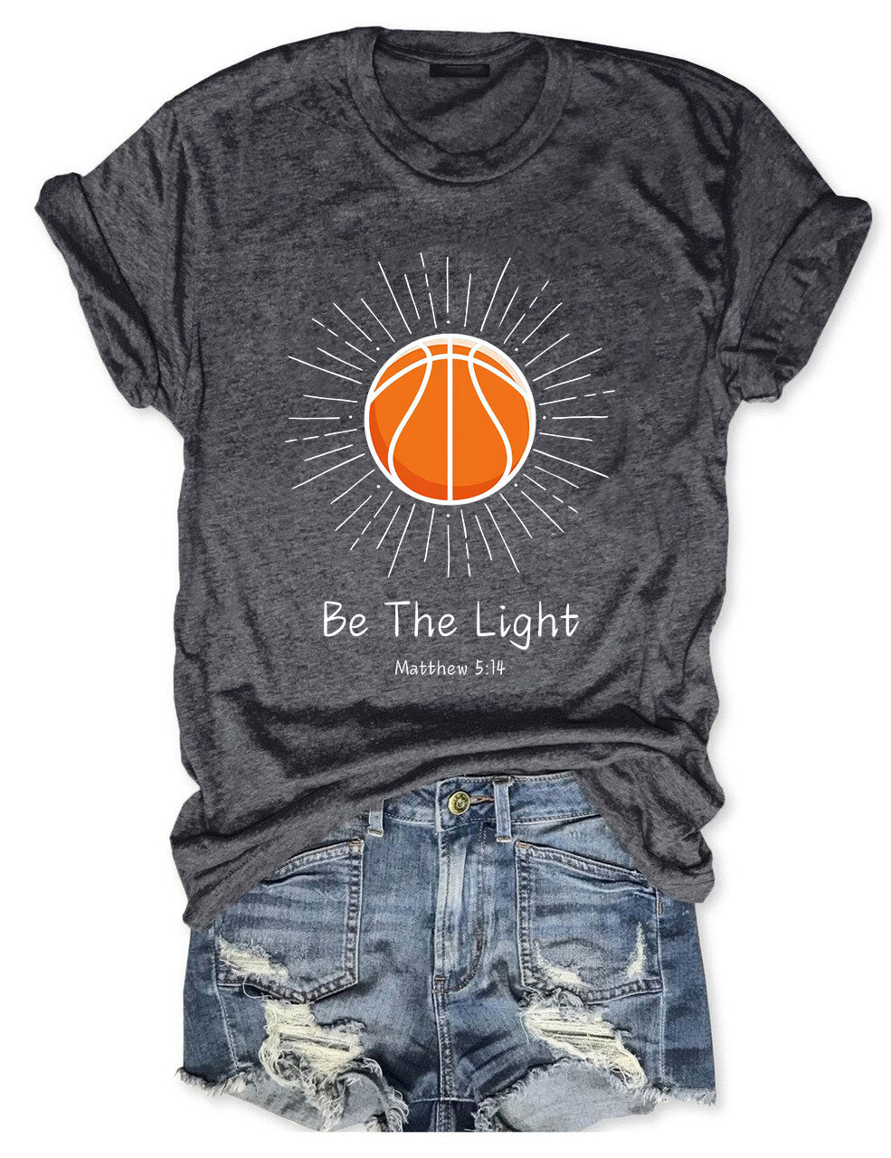 Be The Light Basketball T-shirt