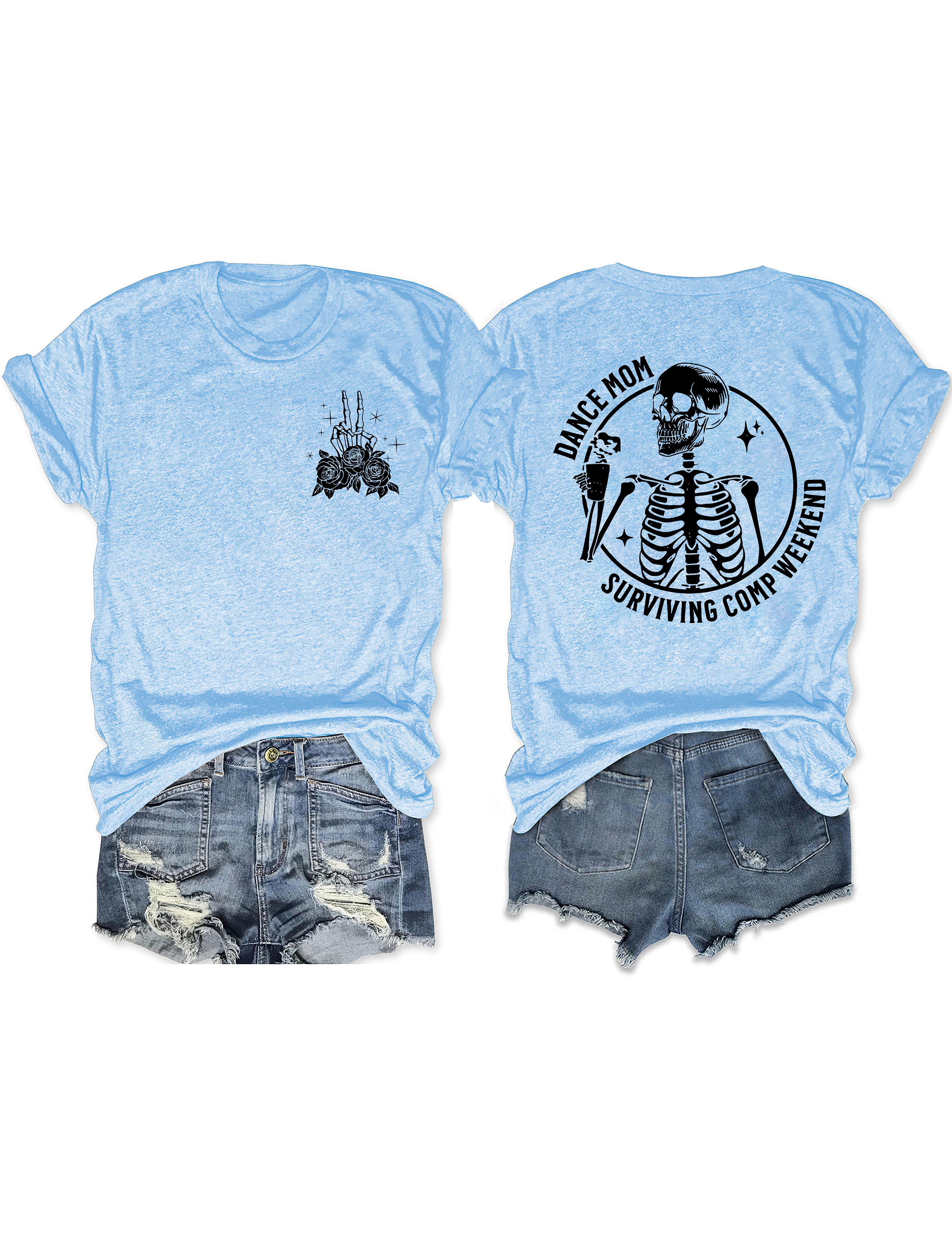 Funny Dance Mom Surviving Comp Weekend T-shirt