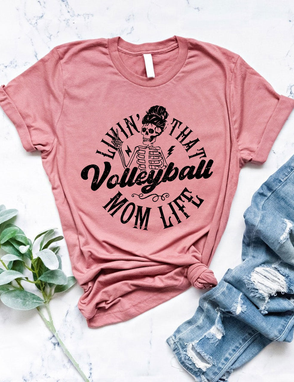 Livin' That Volleyball Mom Life T-shirt
