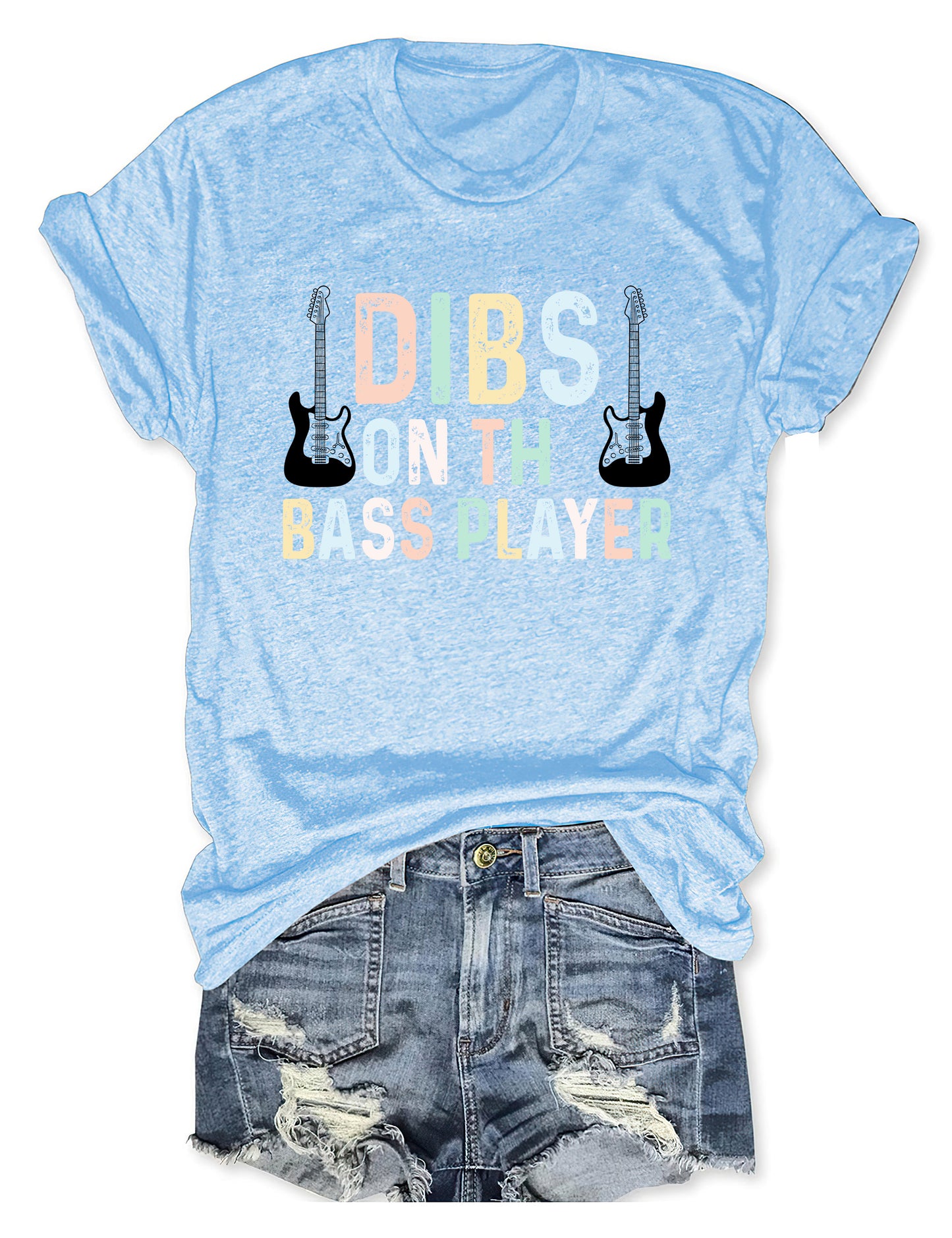 Dibs On The Bass Player dance T-shirt