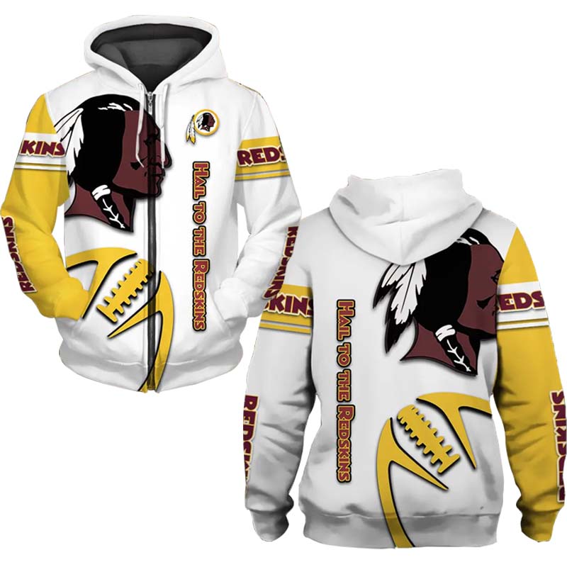 Washington Redskins 2025 New 3D Graphic Hoodie