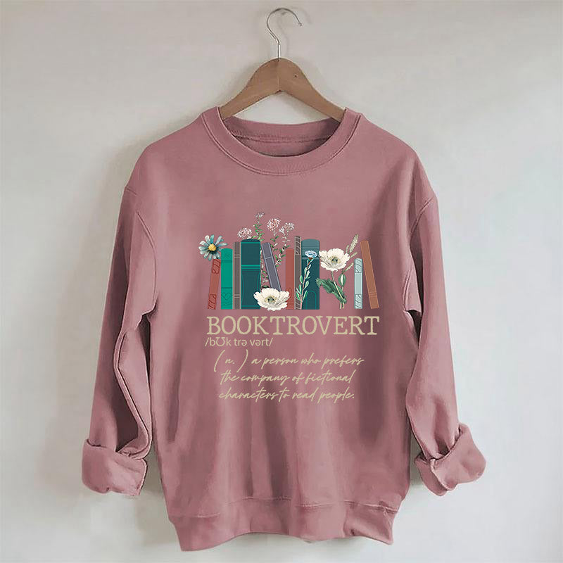 Booktrovert Book Lovers Sweatshirt