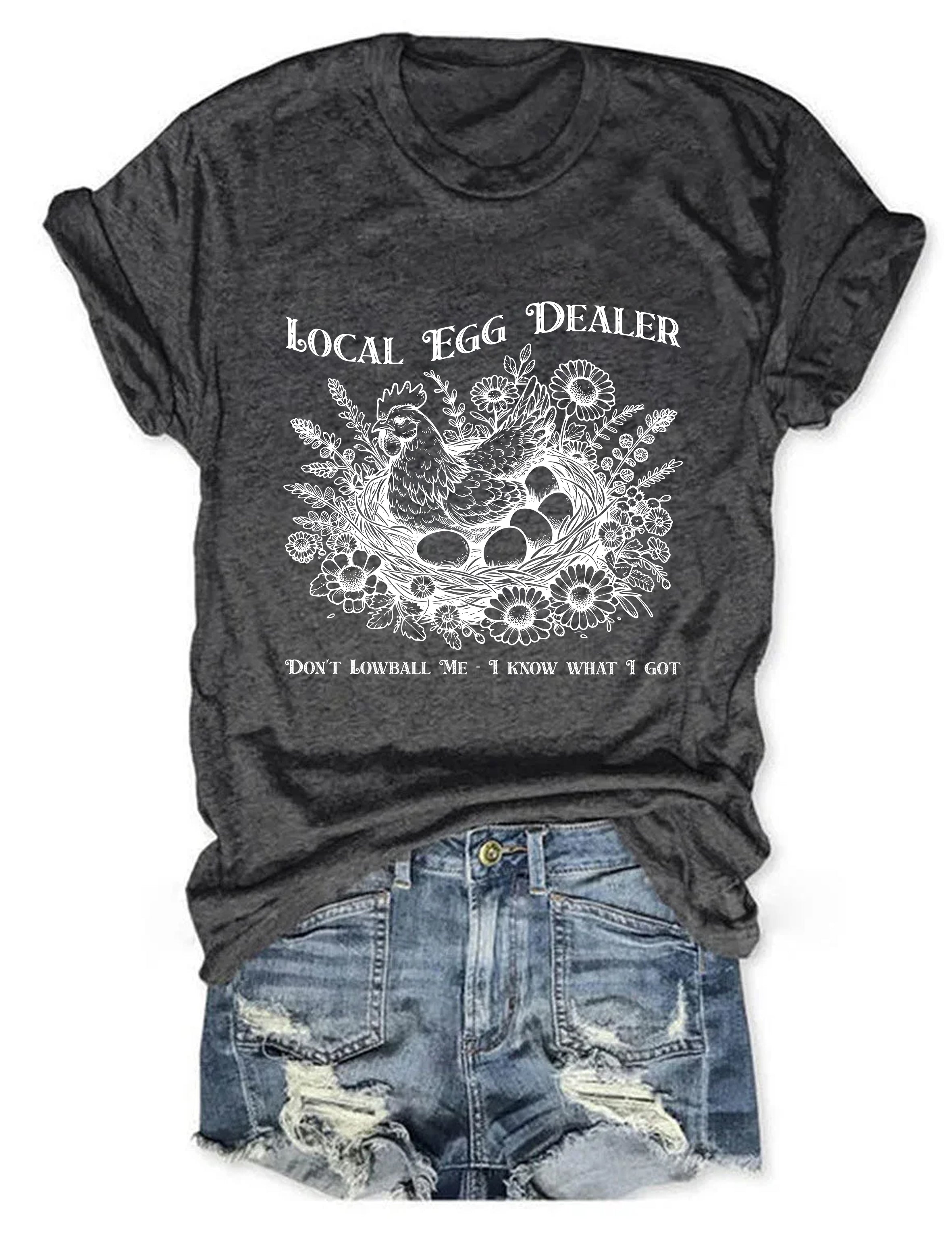 Local Egg Dealer Chicken Farm T-shirt