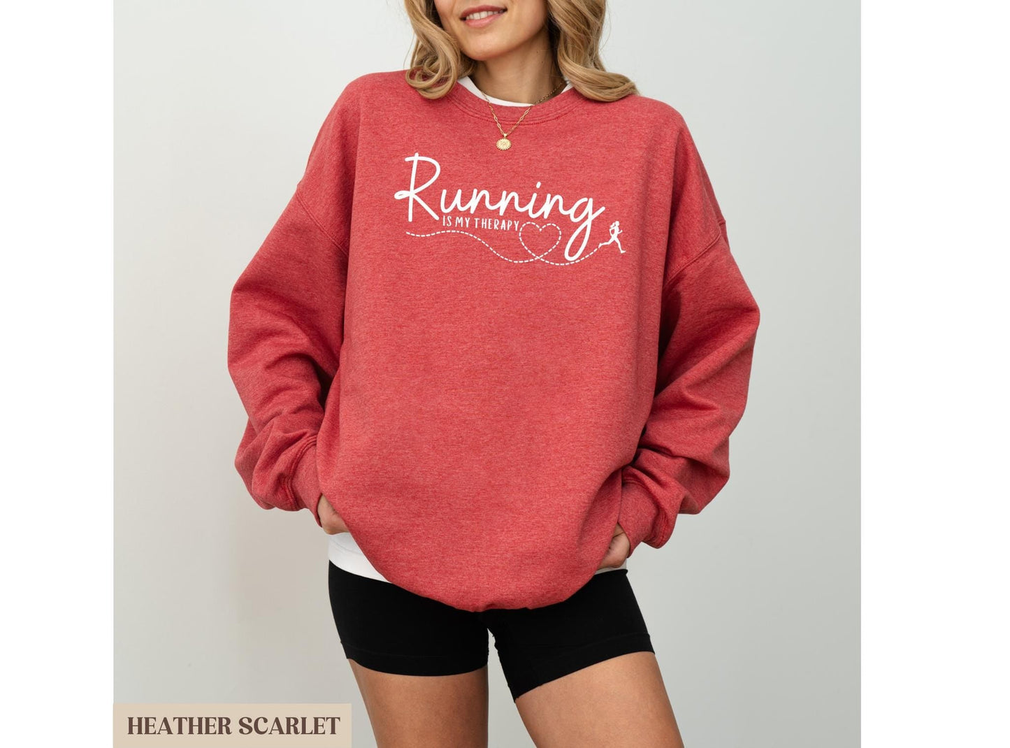 Running Is My Therapy Sweatshirt