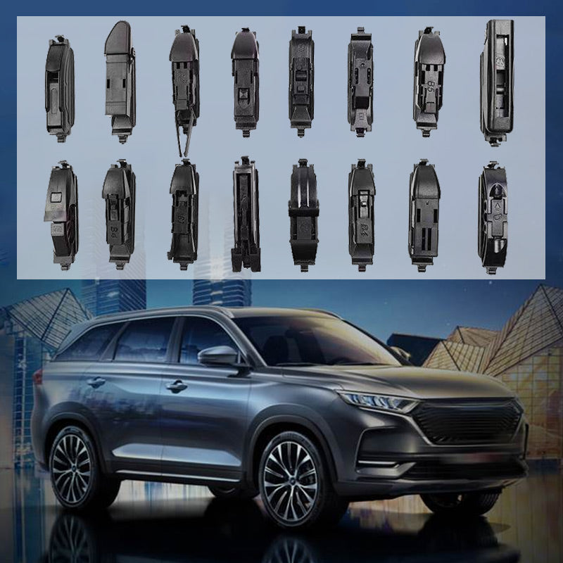 Multi-Function Boneless Double Rubber Strip Wiper