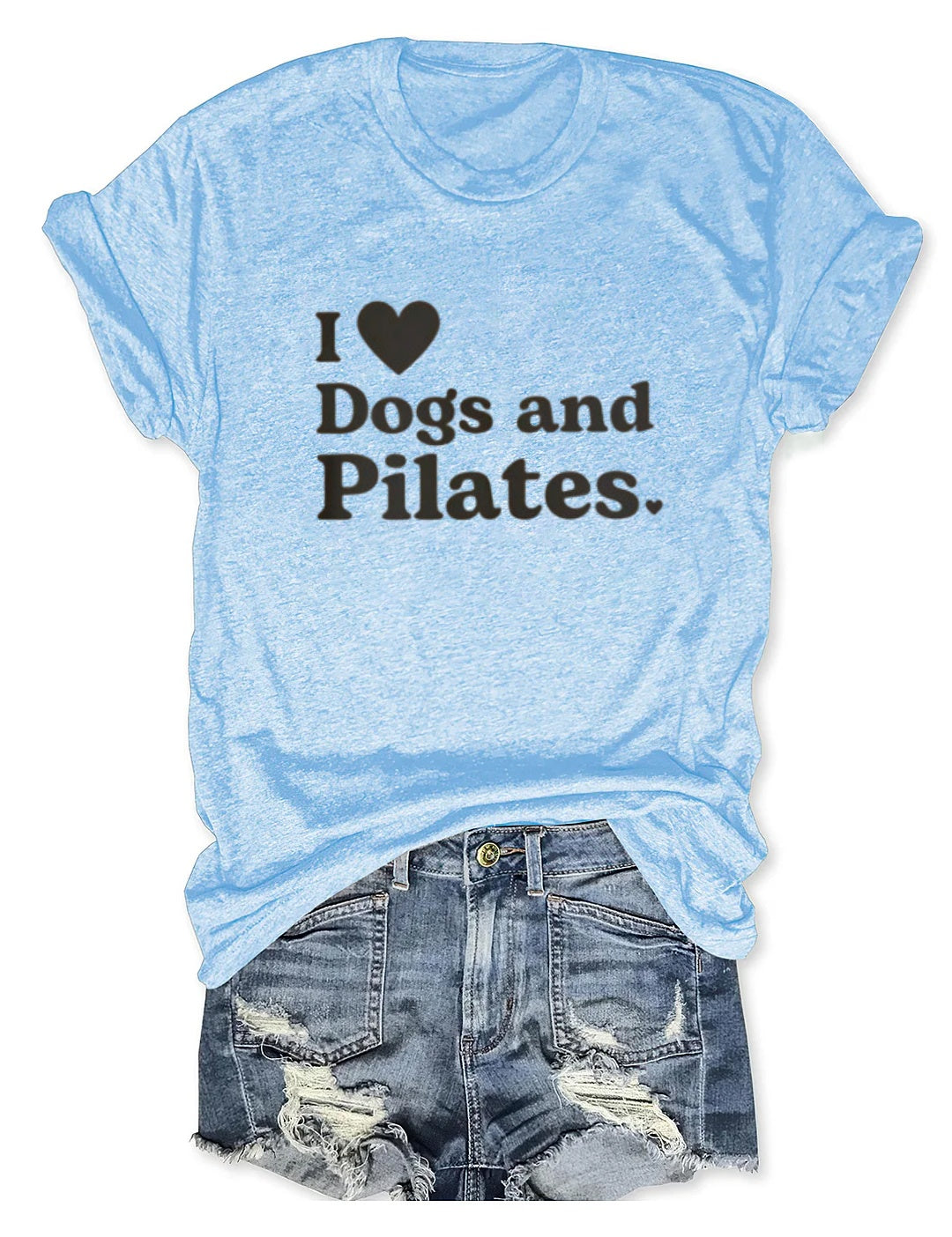 I Love Dogs And Pilates t-shirt