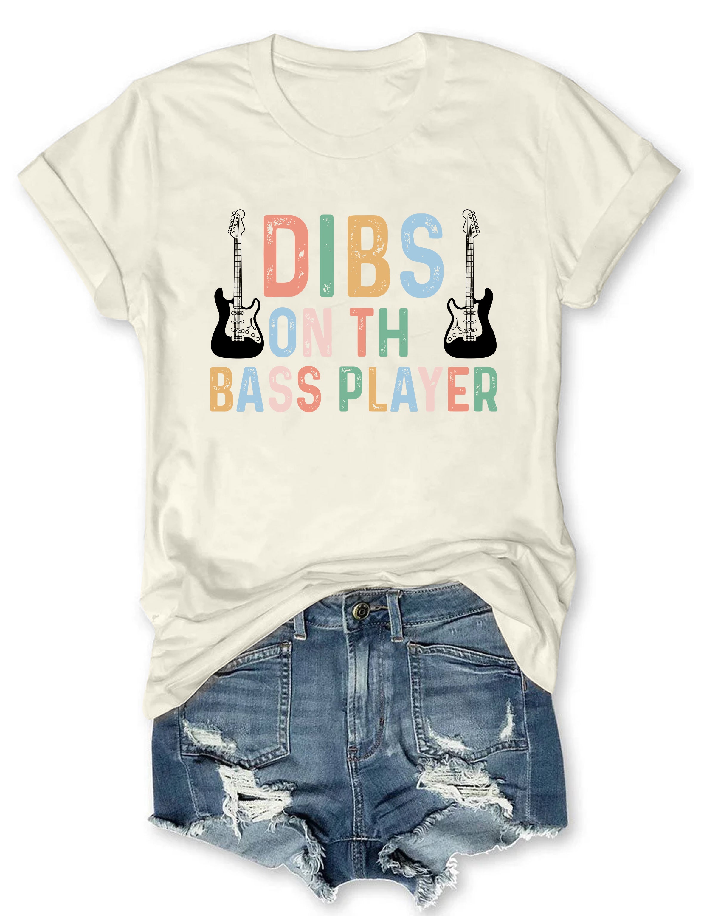 Dibs On The Bass Player dance T-shirt