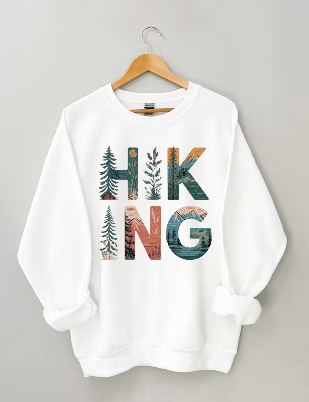 Hiking Mountains Adventure Outdoors Sweatshirt