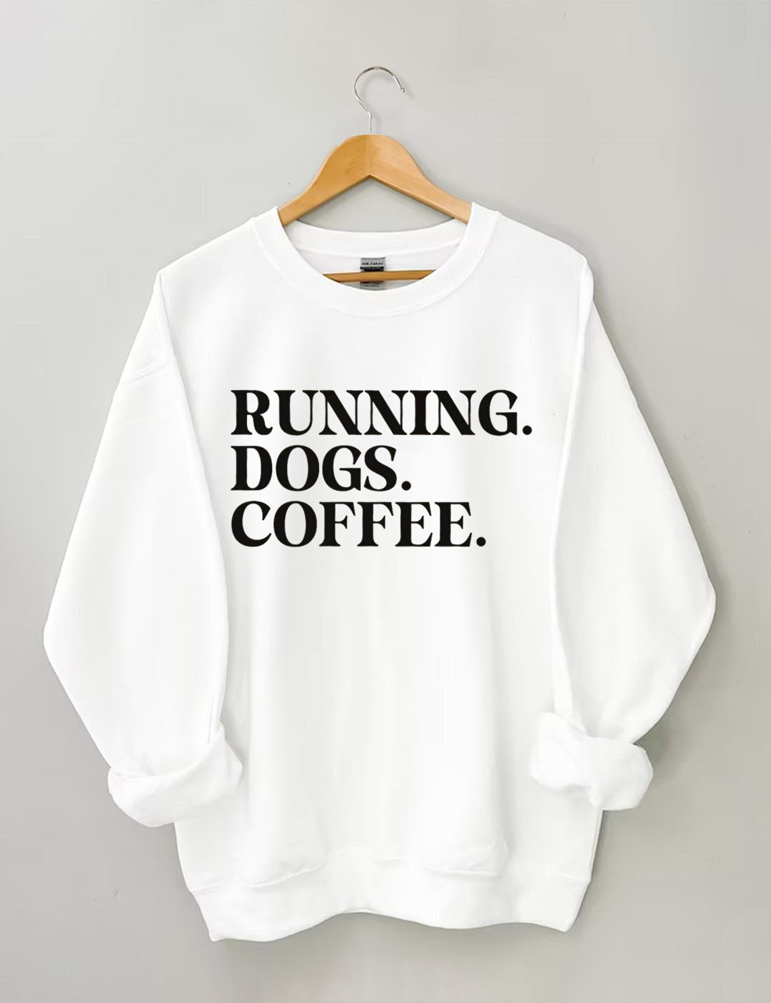Running Dogs and Coffee Sweatshirt