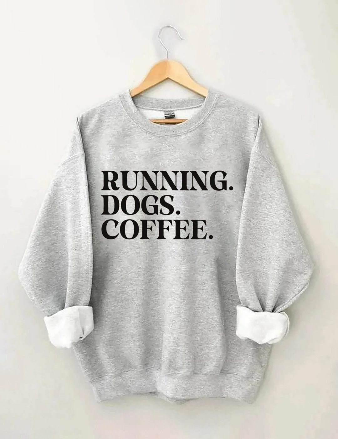 Running Dogs and Coffee Sweatshirt