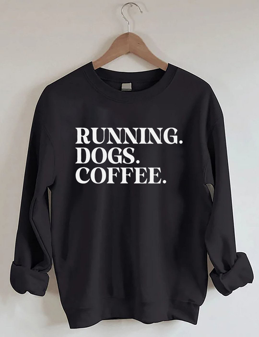Running Dogs and Coffee Sweatshirt