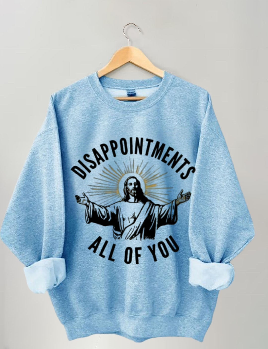 Retro school punk rock band printed design pattern  Sweatshirt