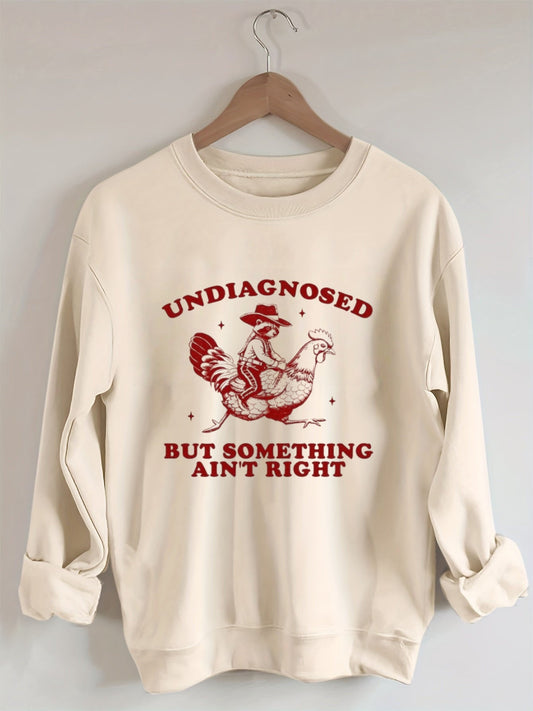 Retro school punk rock band printed design pattern  Sweatshirt